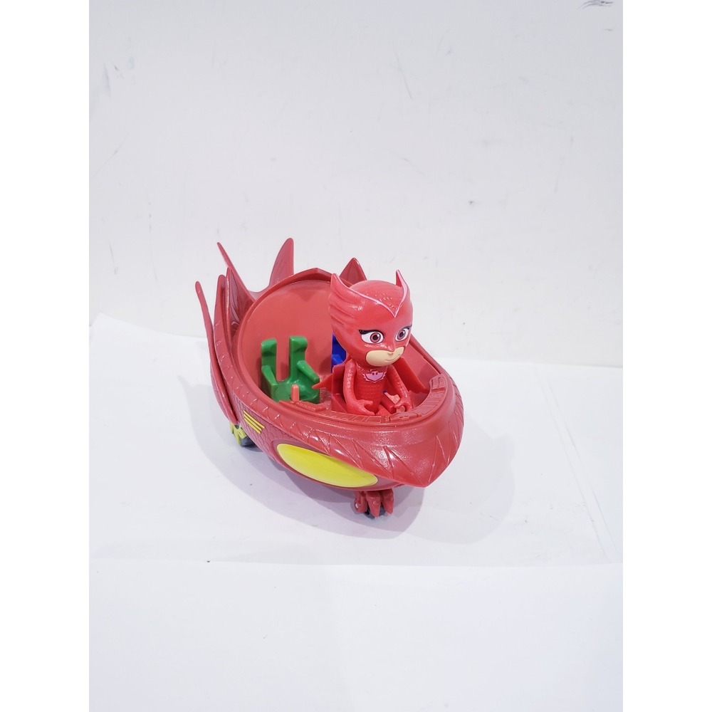 PJ Masks Owlette Action Figure And Mobile Vehicle Lot Just Play Frog Box